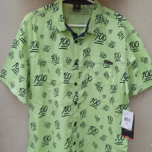 A Sean Combs Co ENYCE 100 Lime Shirt - Picture 5 of 16